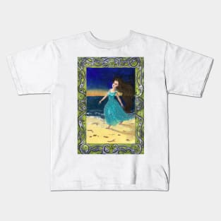 Dancing selkie woman Kids T-Shirt